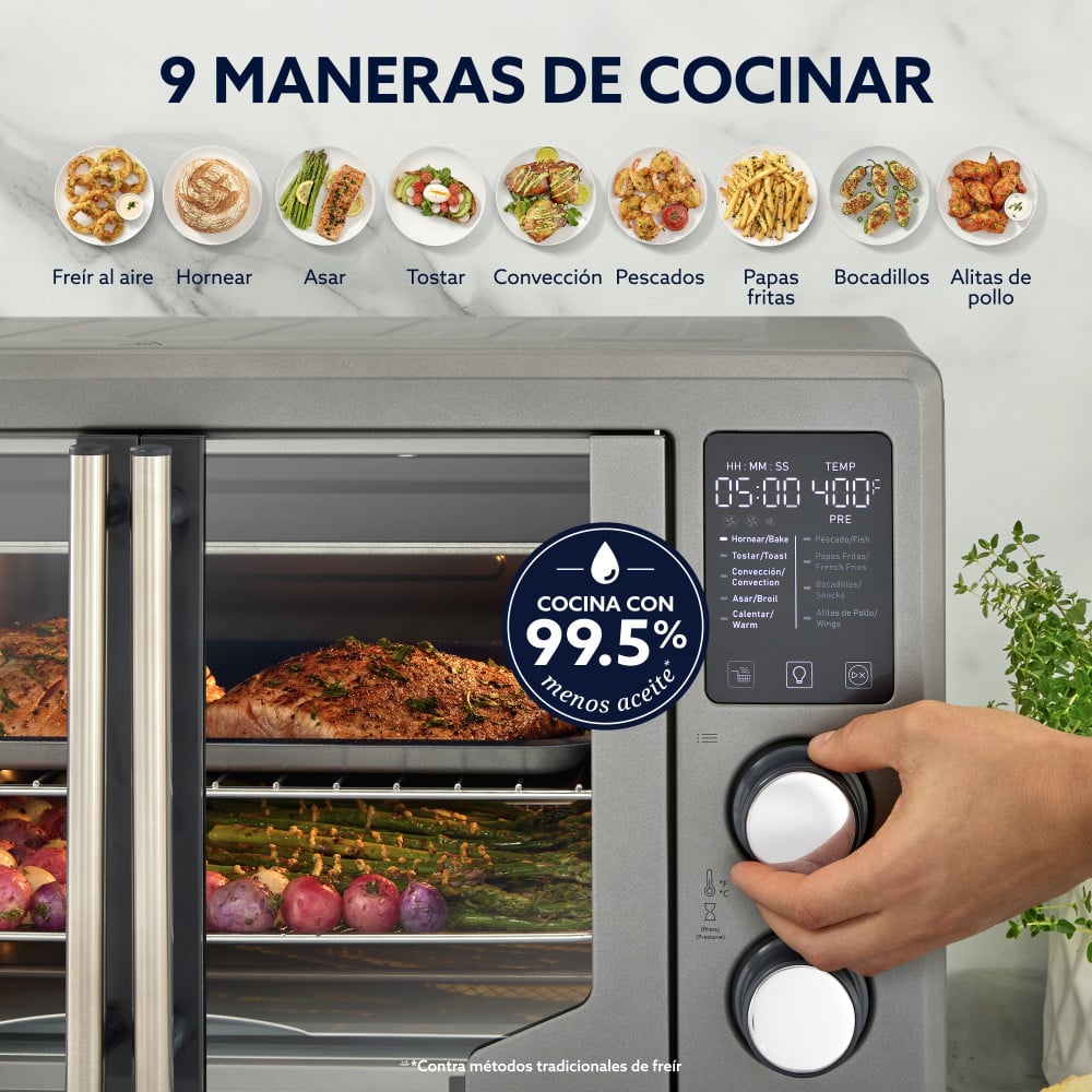 HORNO CON FREIDORA AIRE OSTER 42 LT DIGITAL TSSTTV42FDDAFNS - 4