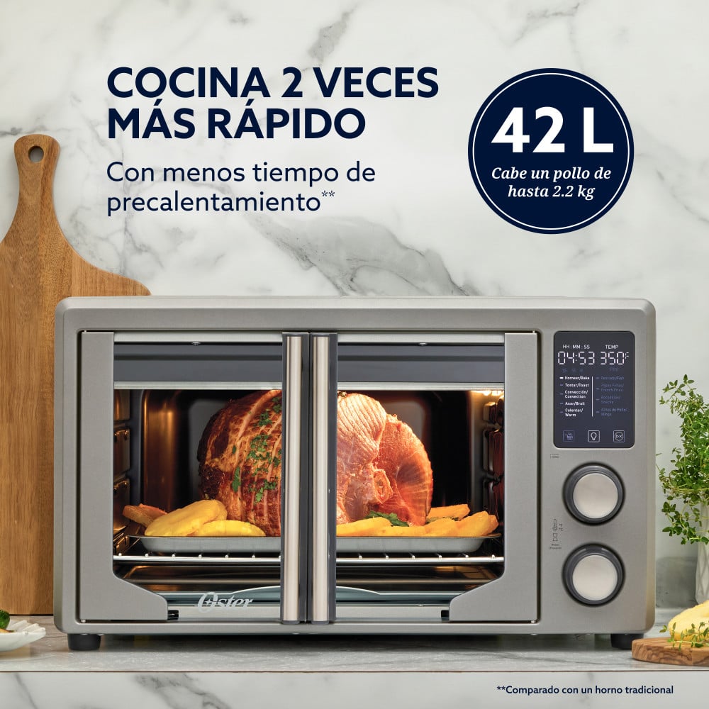 HORNO CON FREIDORA AIRE OSTER 42 LT DIGITAL TSSTTV42FDDAFNS - 5