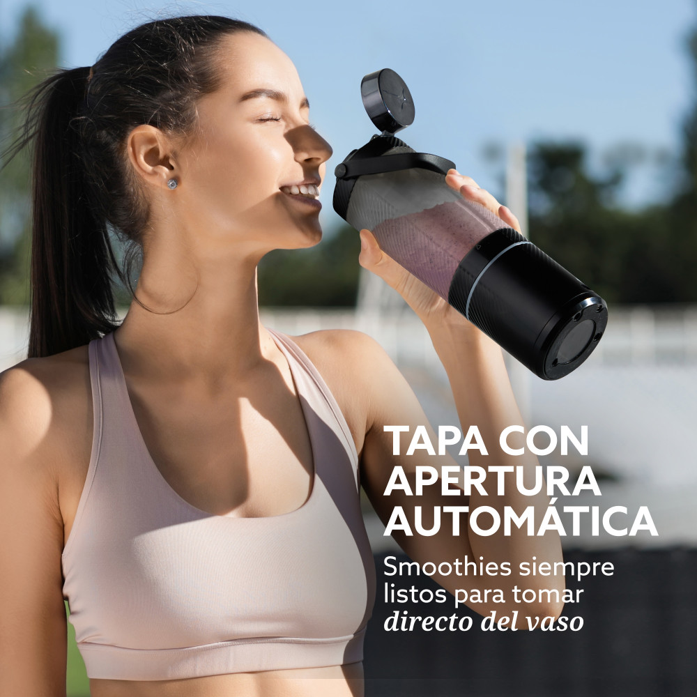 LICUADORA OSTER PORTATIL 590 ML RECARGABLE NEGRO BLSTGFPB20 - 6