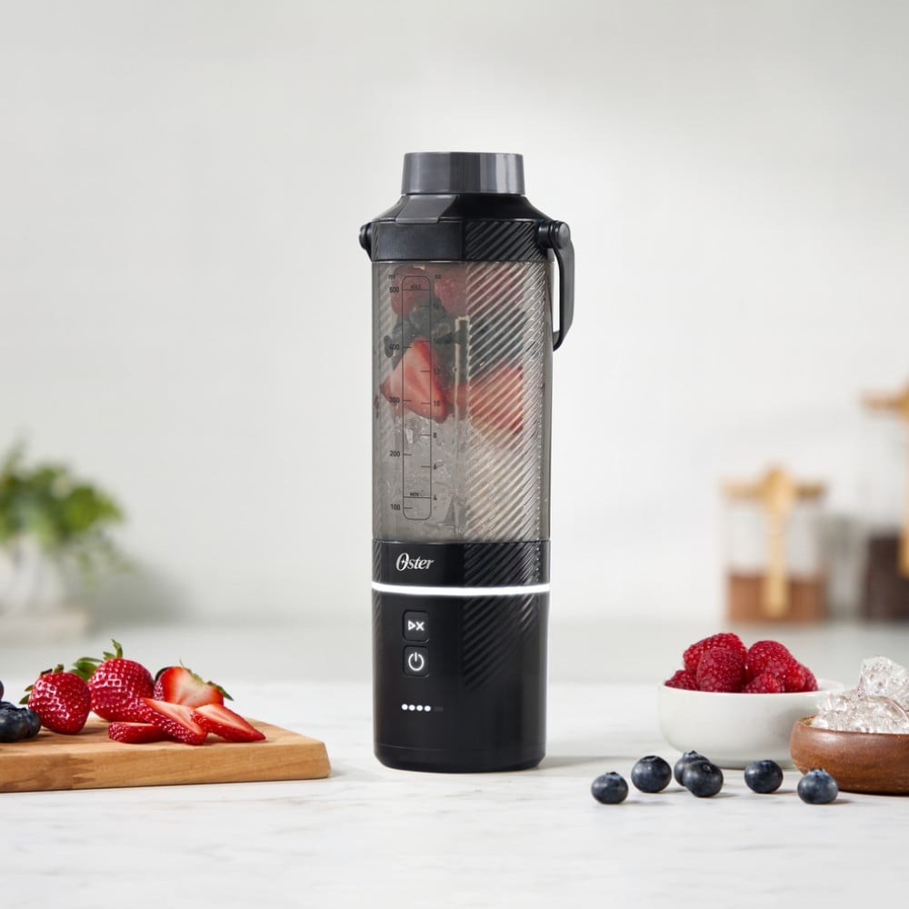 LICUADORA OSTER PORTATIL 590 ML RECARGABLE NEGRO BLSTGFPB20 - 9