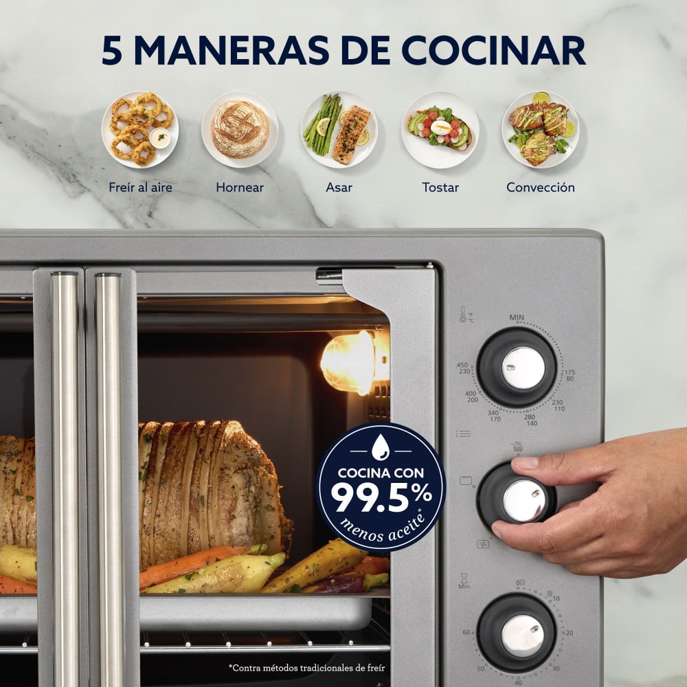 HORNO CON FREIDORA AIRE OSTER 35 LT TSSTTV35FDMAFNS - 4