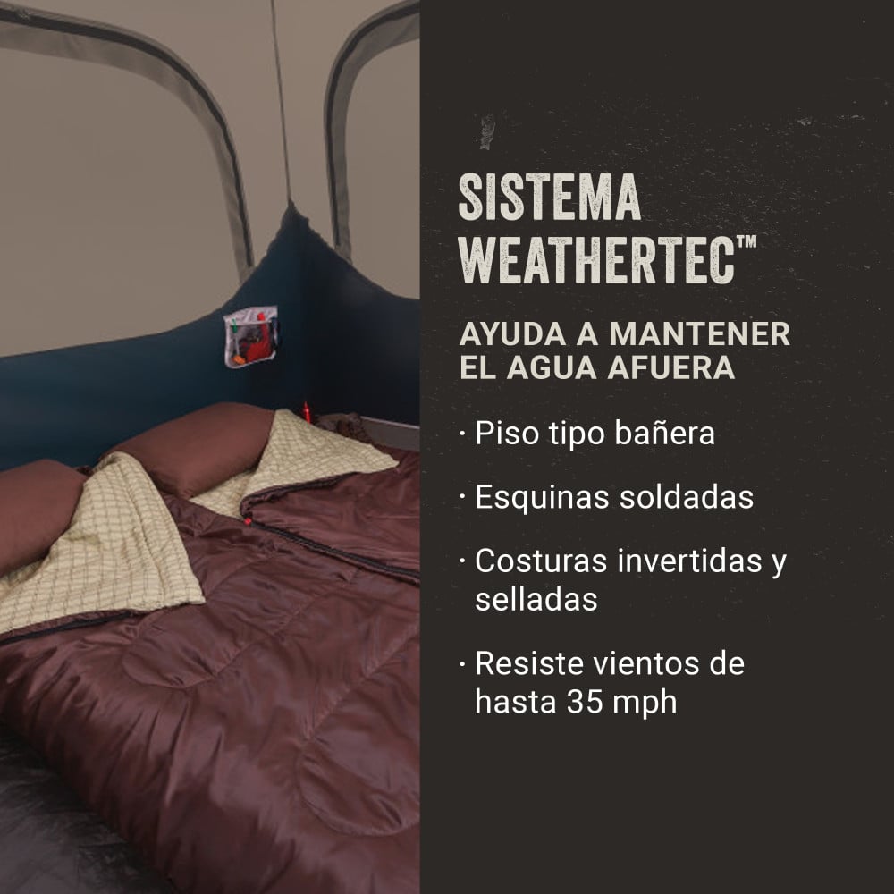 CARPA FAMILIAR INSTANTANEA COLEMAN 6P / 6 PERSONAS - 5