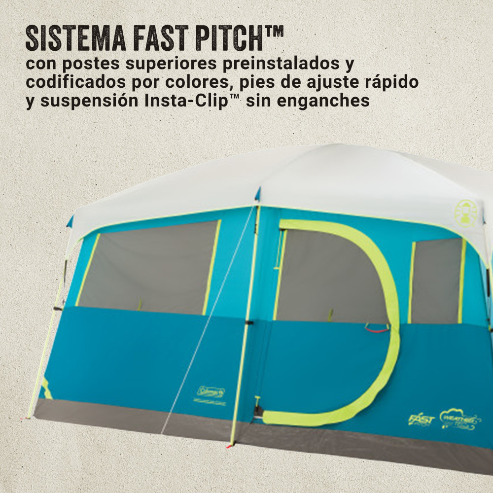 CARPA TENAYA LAKE FAST PITCH COLEMAN CON CLOSET 8 PERSONAS - 4