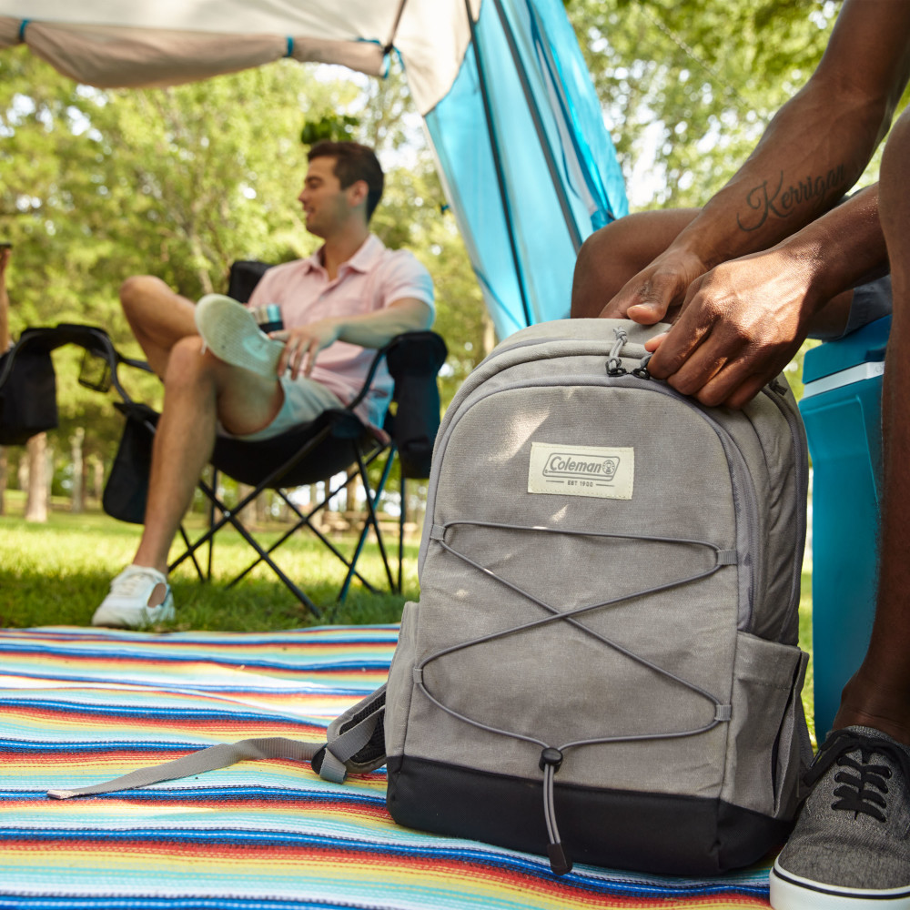 MOCHILA TE RMICA COLEMAN BACKROADS 30 LATAS GRIS - 6
