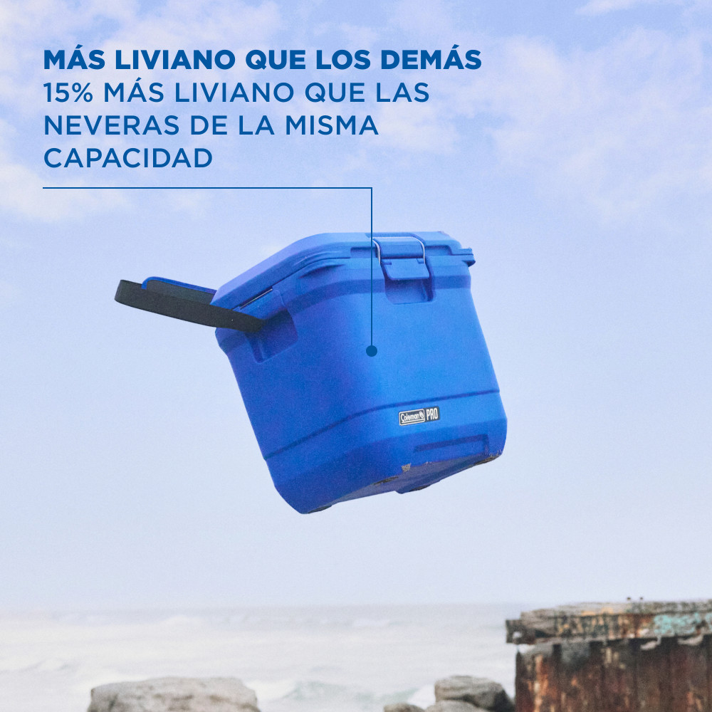 COOLER COLEMAN PRO CAPACIDAD 24 LT / 25 QT AZUL - 4