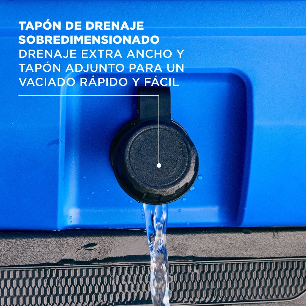 COOLER COLEMAN PRO CAPACIDAD 24 LT / 25 QT AZUL - 6