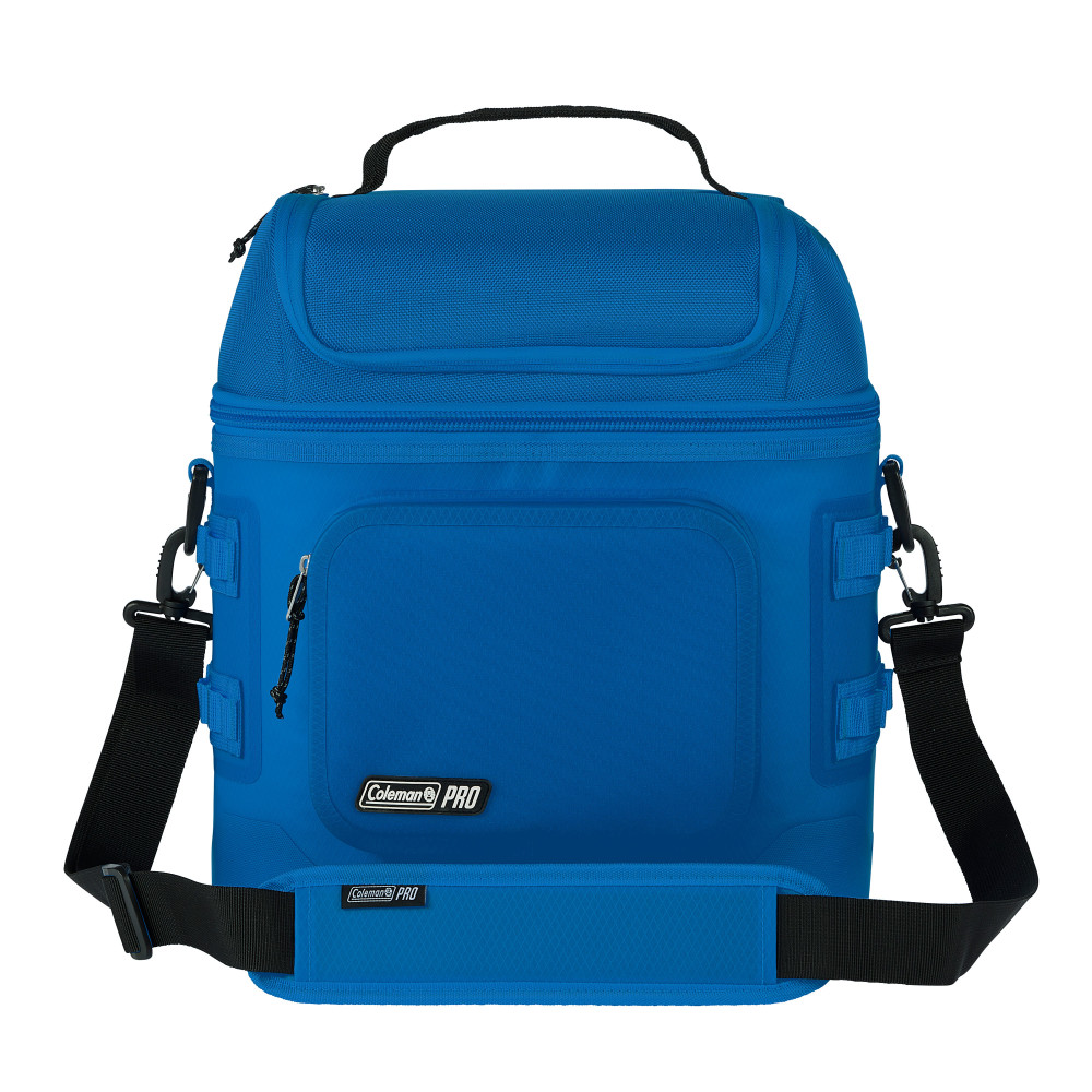 SOFT COOLER COLEMAN PRO LONCHERA AISLADA PORTATIL 24 LATAS AZUL - 1