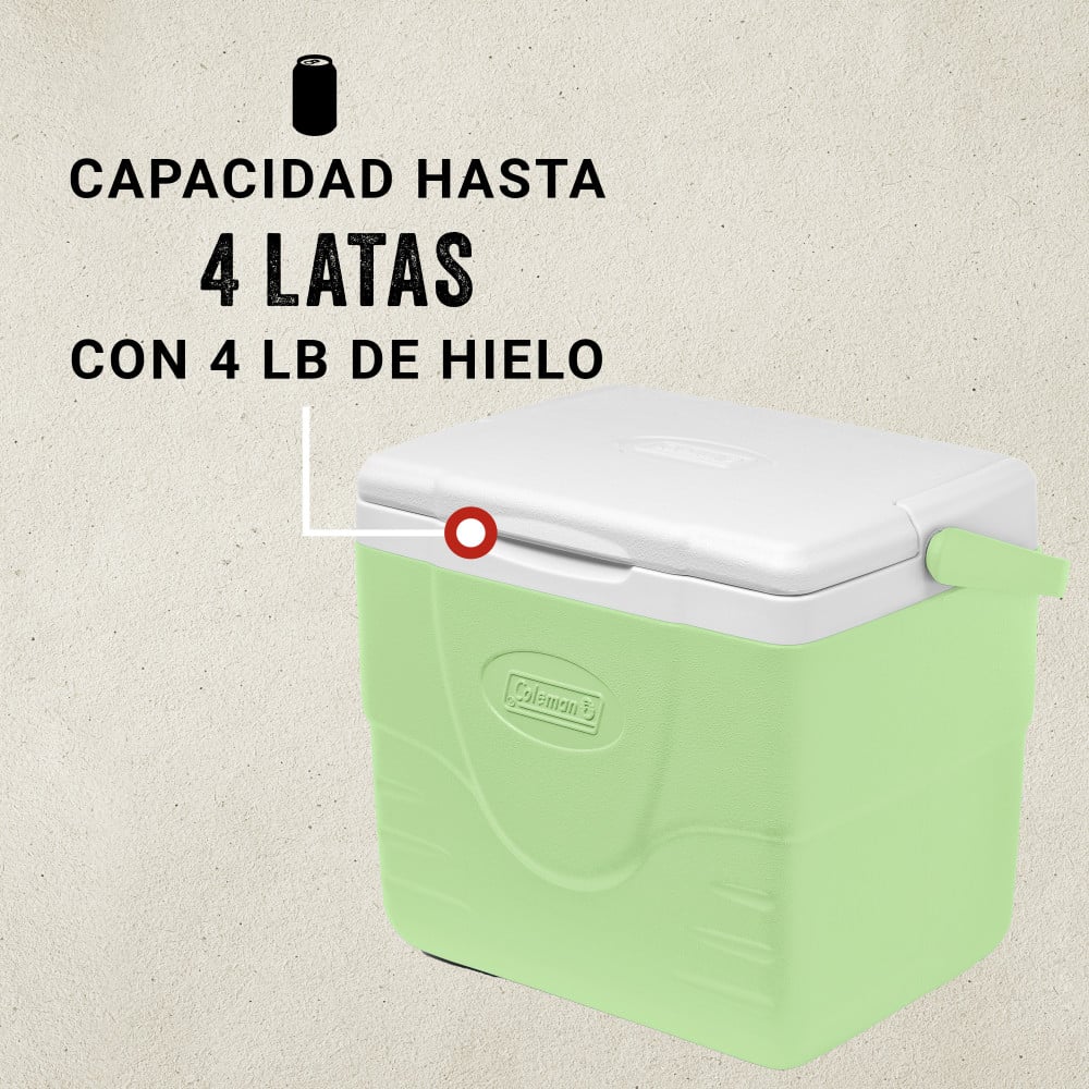 COOLER COLEMAN PORTATIL CHILLER 8.5 LT / 9 QT VERDE - 3