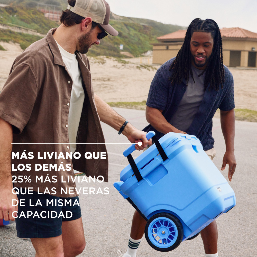 COOLER COLEMAN PRO CAPACIDAD 52 LT / 55 QT CELESTE - 4