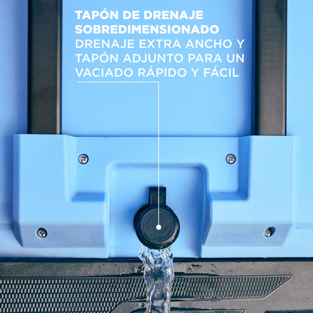 COOLER COLEMAN PRO CAPACIDAD 52 LT / 55 QT CELESTE - 6