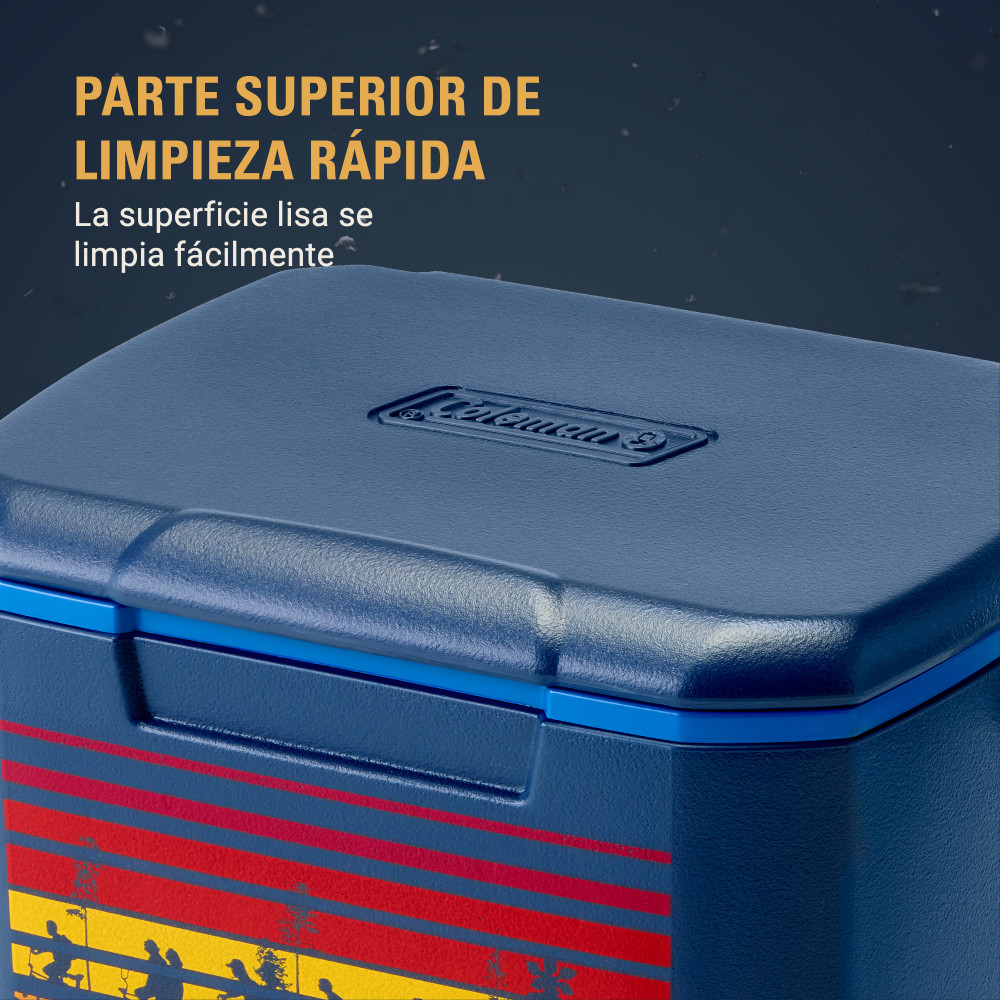 COOLER COLEMAN EDICION LIMITADA STRANGER THINGS AZUL 15 LT / 16 QT - 6
