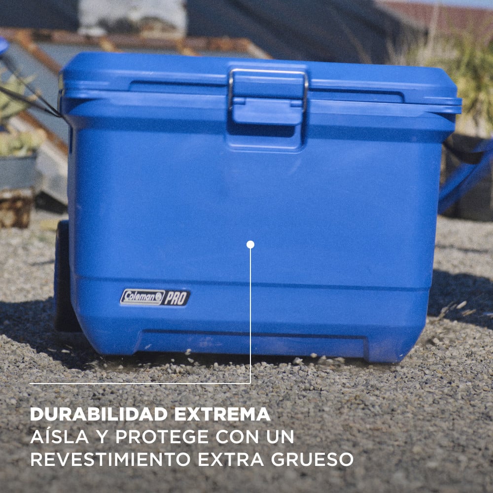 COOLER COLEMAN PRO CAPACIDAD 52 LT / 55 QT AZUL - 2