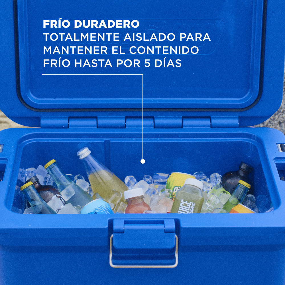 COOLER COLEMAN PRO CAPACIDAD 52 LT / 55 QT AZUL - 3