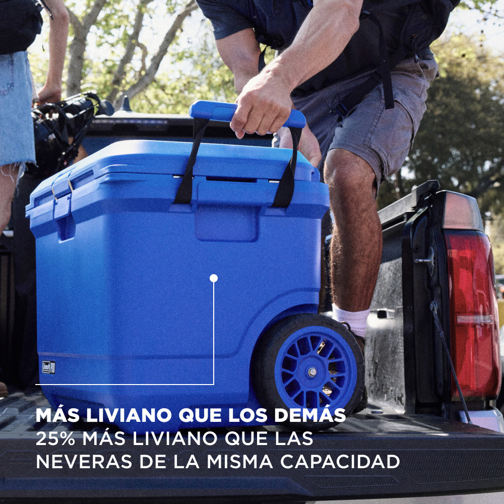COOLER COLEMAN PRO CAPACIDAD 52 LT / 55 QT AZUL - 4