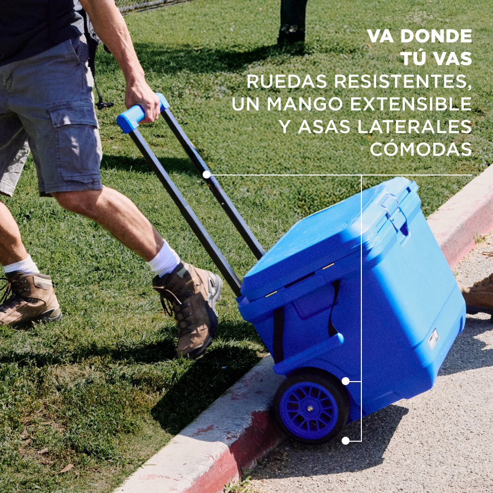 COOLER COLEMAN PRO CAPACIDAD 52 LT / 55 QT AZUL - 5