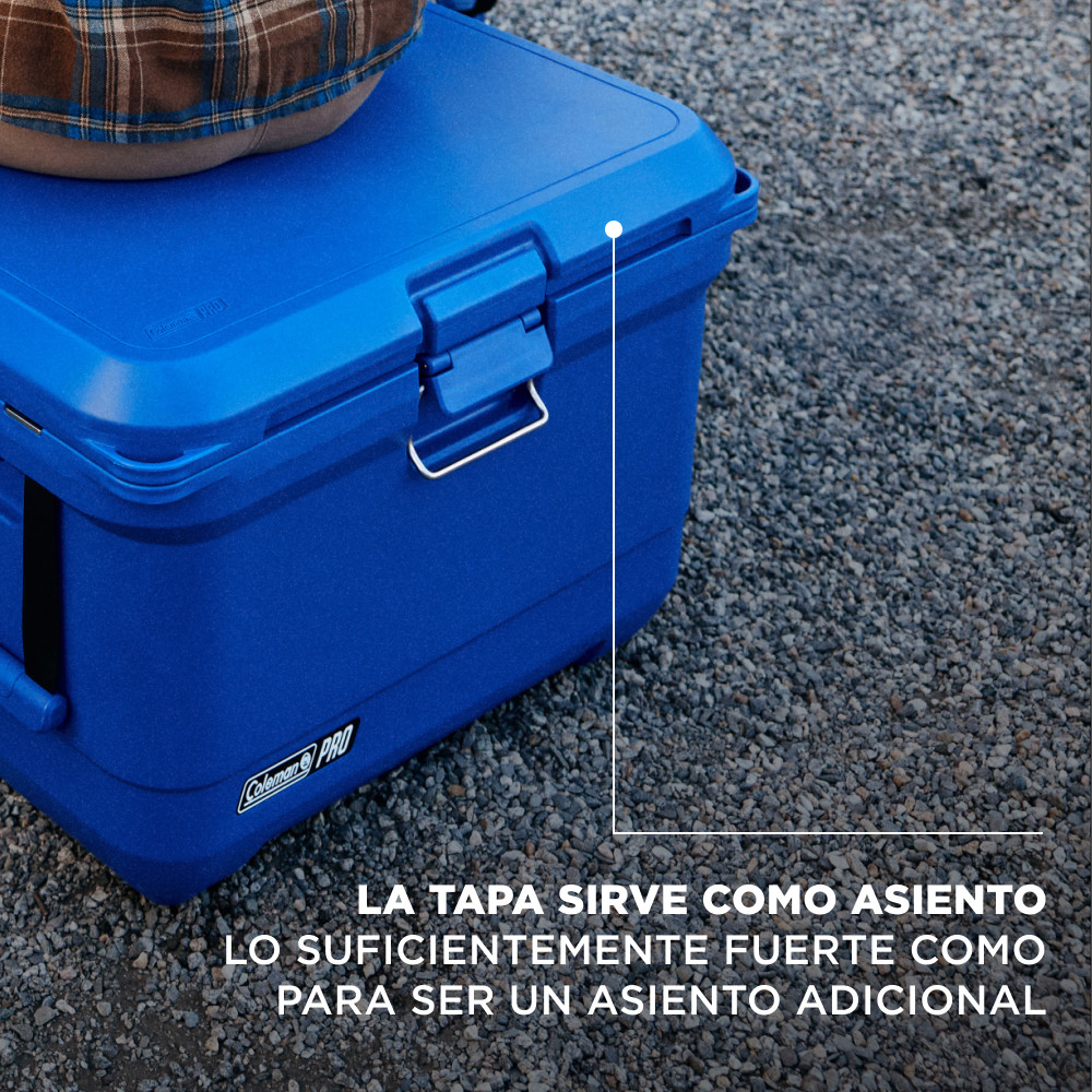 COOLER COLEMAN PRO CAPACIDAD 52 LT / 55 QT AZUL - 7