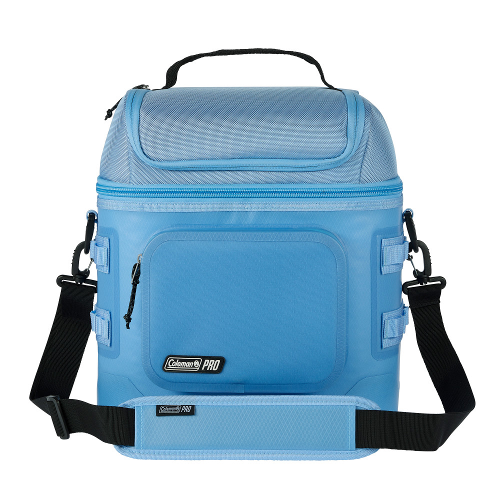 SOFT COOLER COLEMAN PRO LONCHERA AISLADA PORTATIL 24 LATAS CELESTE - 1