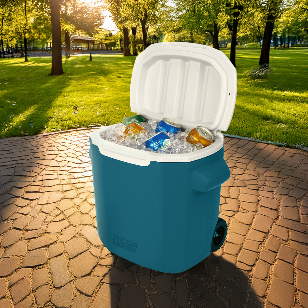 COOLER CON RUEDAS AZUL COLEMAN CHILLER 26 LT / 28 QT - 6