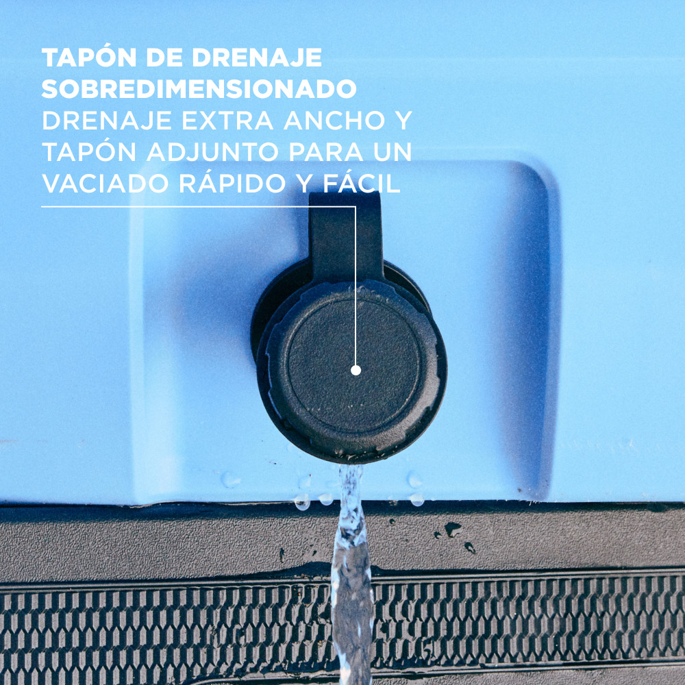 COOLER COLEMAN PRO CAPACIDAD 24 LT / 25 QT CELESTE - 6