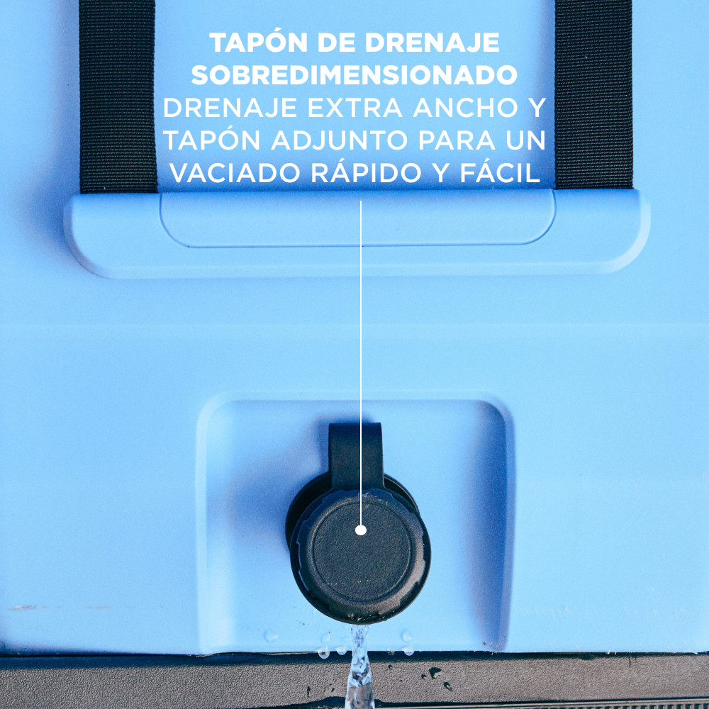 COOLER COLEMAN PRO CAPACIDAD 43 LT / 45 QT CELESTE - 6