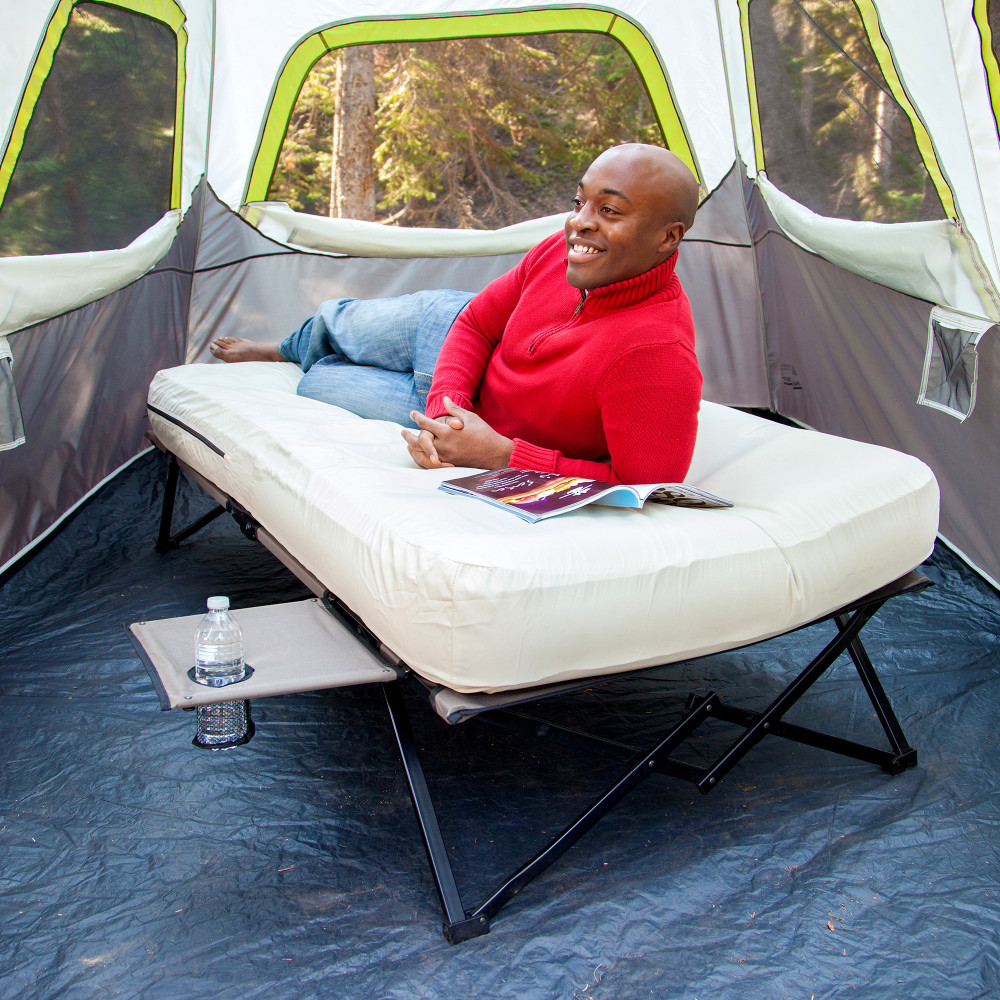 CAMA DE CAMPING COLEMAN CON COLCHON INFLABLE TAMAÑO TWIN - 7