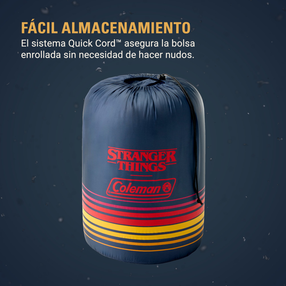 SACO DE DORMIR COLEMAN STRANGER THINGS 10°C - 6