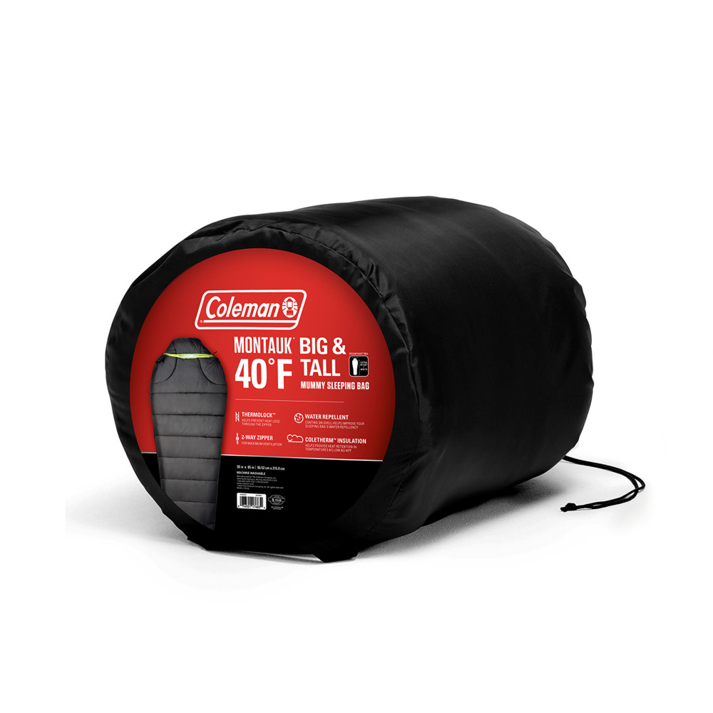 SACO DE DORMIR COLEMAN MONTAUK 4°C NEGRO - 6