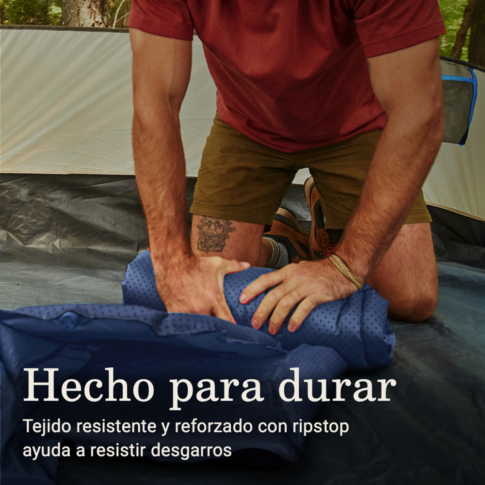 COLCHONETA INFLABLE PARA DORMIR MONTAUK COLEMAN AZUL - 5