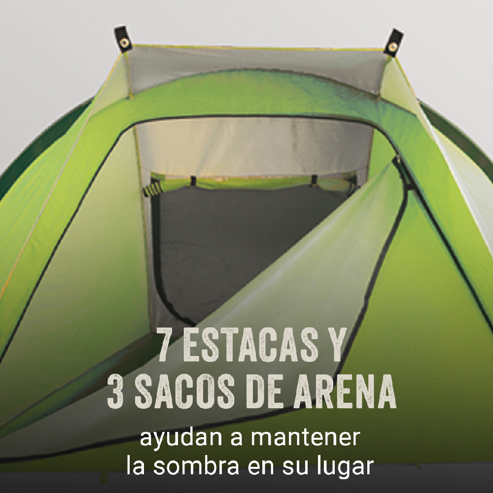 CARPA DE PLAYA PARAVIENTO UPF 50+ COLEMAN 2 PERSONAS - 7
