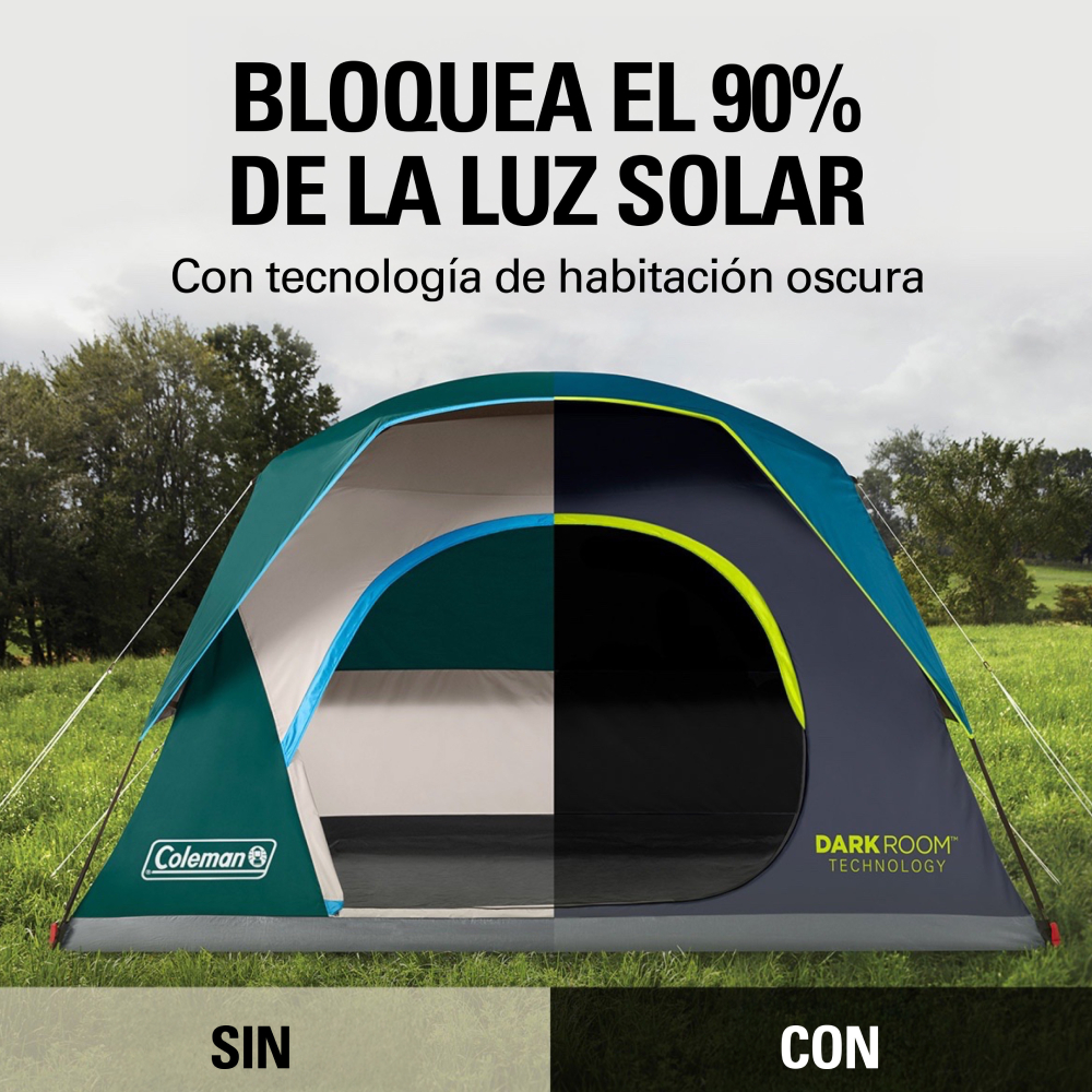 CARPA SKYDOME DARK ROOM FAMILIAR COLEMAN PARA 6 PERSONAS - 6
