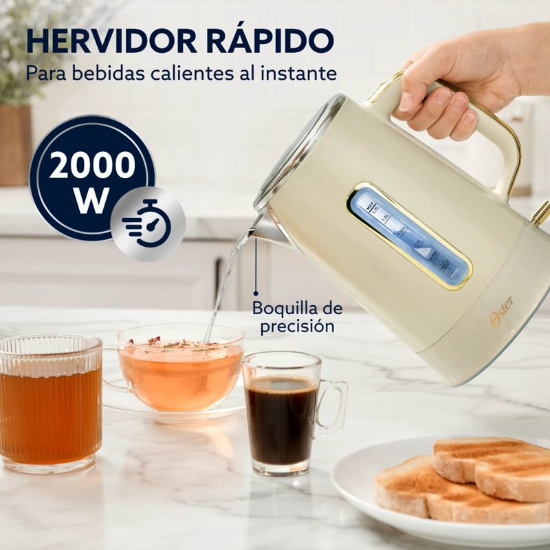 HERVIDOR DE AGUA 1.7 LT OSTER 2000 W BVSTKT8107OM-052 - 4