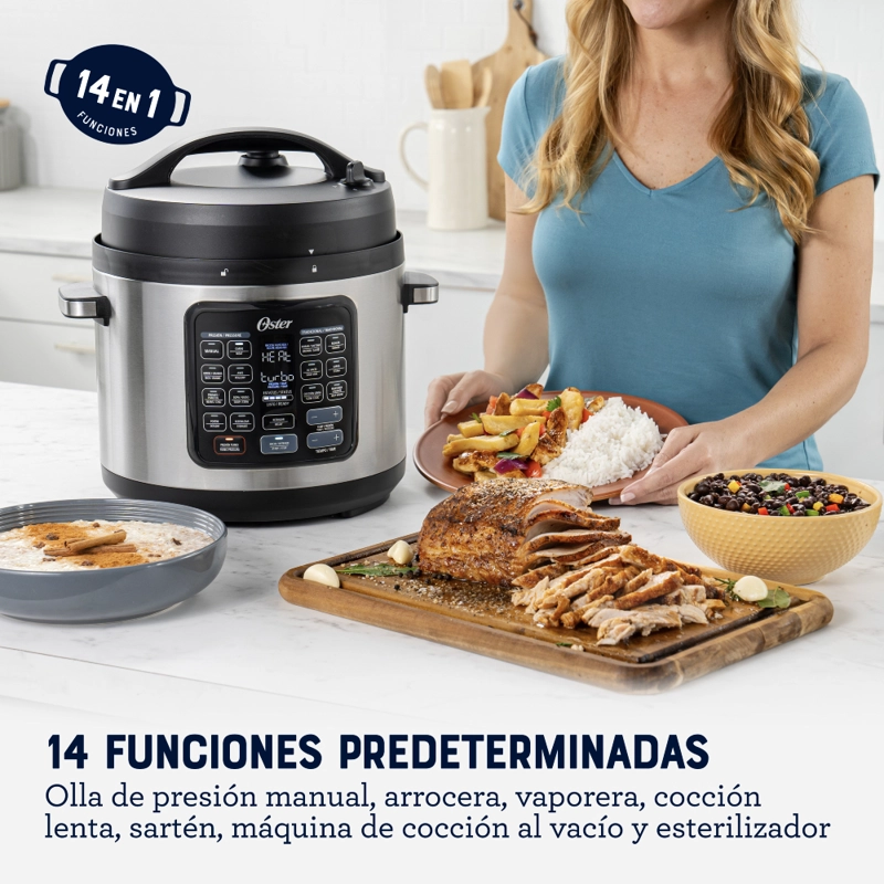 MULTIOLLA TURBO OSTER 5.7 LT 14 FUNCIONES CKSTPCECT57DF - 3