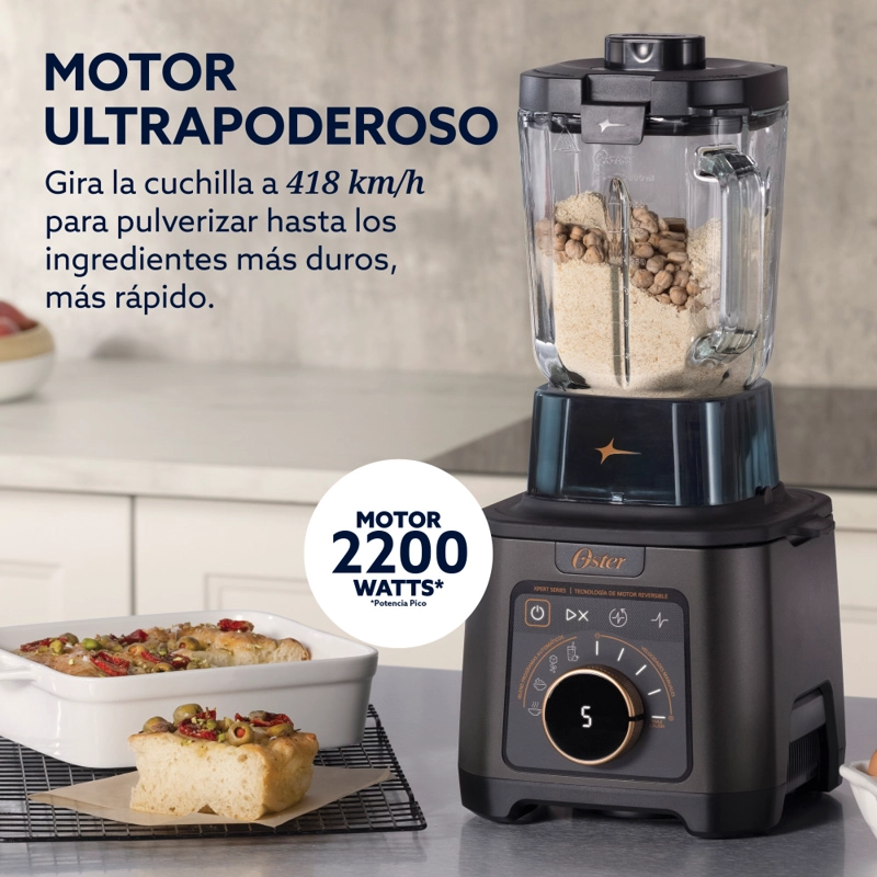 LICUADORA PROFESIONAL OSTER TITAN 2200W POTENCIA 4 PROGRAMAS - 6