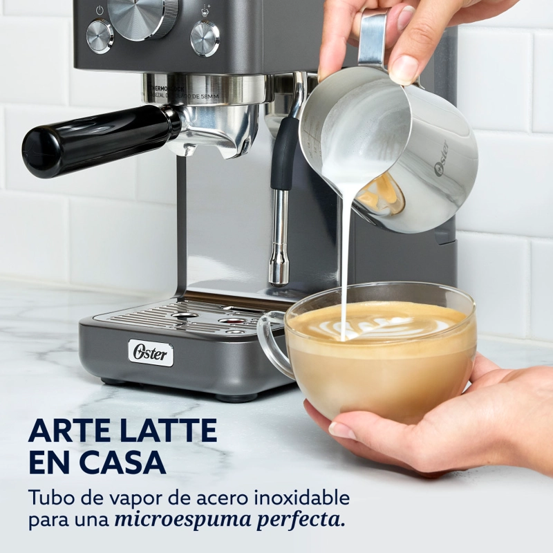 CAFETERA PERFECT BREW OSTER BOMBA ITALIANA 15 BAR BVSTEM7201 - 7