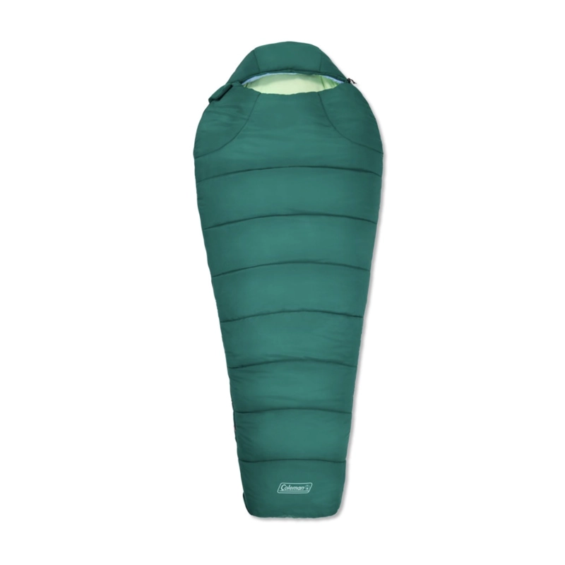 SACO DE DORMIR RECTANGULAR COLEMAN® -1°C, VERDE OSCURO - 1