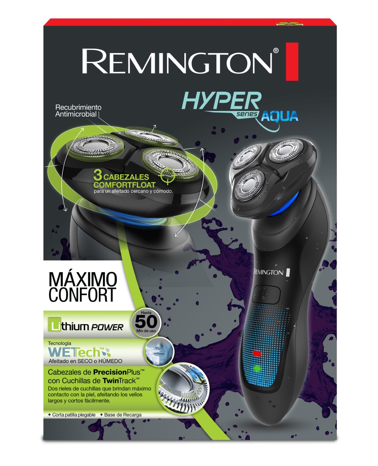AFEITADORA REMINGTON HYPERFLEX AGUA XR1430 - 7