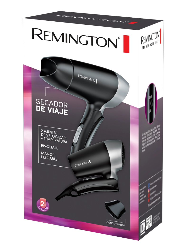 SECADOR DE PELO DE VIAJE REMINGTON D2400 - 7