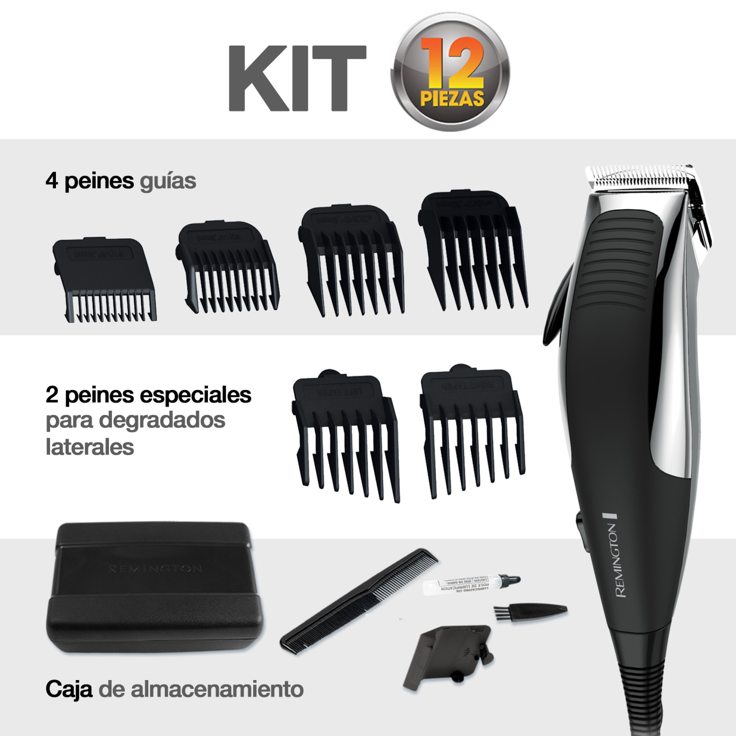 CORTA PELO REMINGTON GROOMING KIT HC1080 - 6