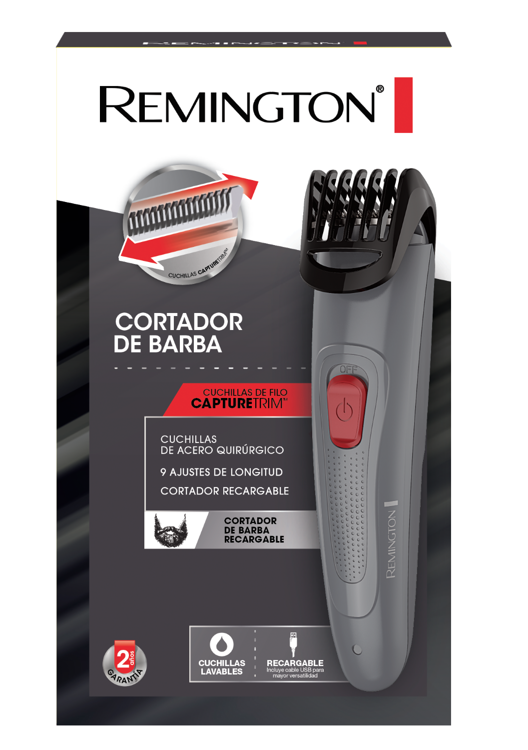 RECORTADORA DE BARBA REMINGTON MB08A - 5