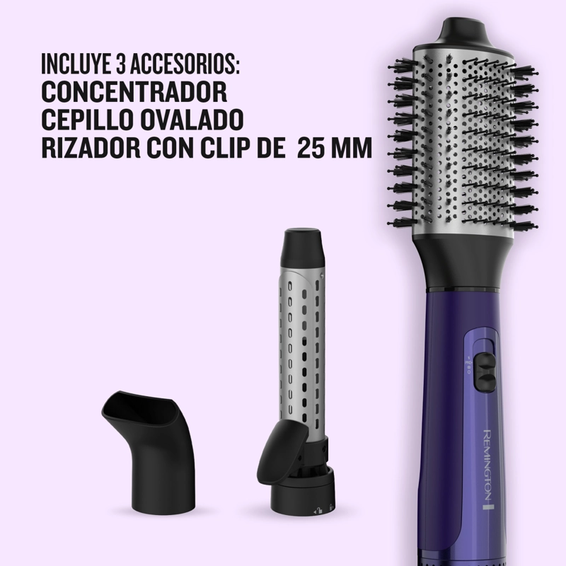 CEPILLO SECADOR MULTISTYLER 3 EN 1 REMINGTON GLOSS 1.000W - 2