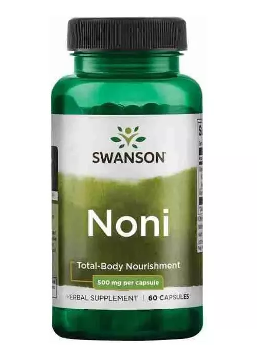 SUPLEMENTO ALIMENTICIO SWANSON NONI 500MG 60 CAPSULAS - 1