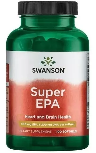 SUPLEMENTO ALIMENTICIO SWANSON SUPER EPA OMEGA 3 POTENCIADO EPA DHA - 1