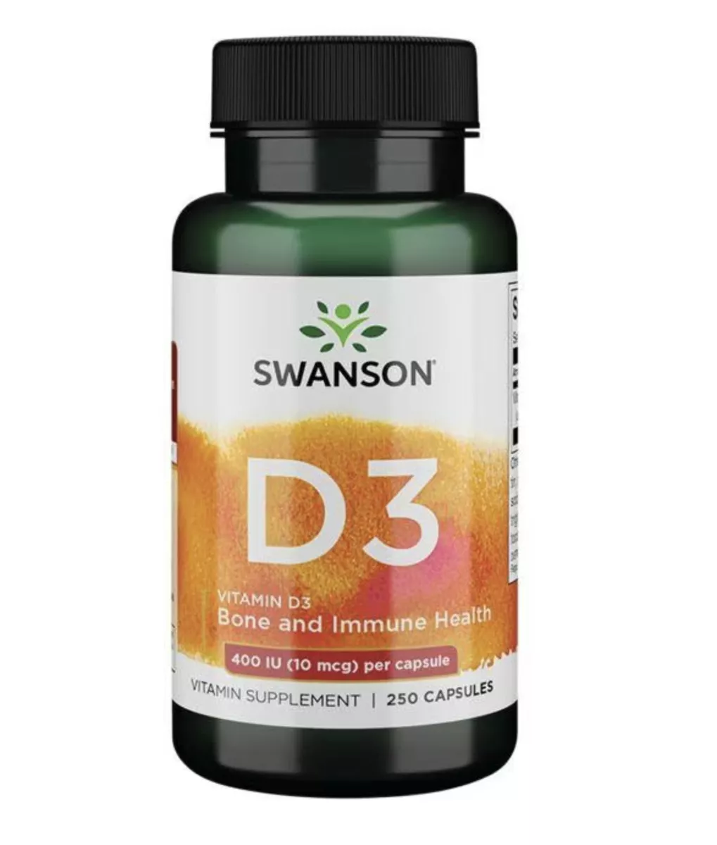 VITAMINA D3 SWANSON 250 CAPS 400UI - 3