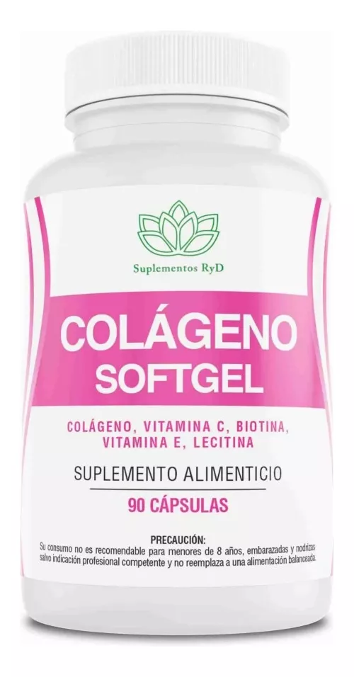 COLAGENO HIDROLIZADO + VITAMINAS 90 SOFTGELS RYD - 1