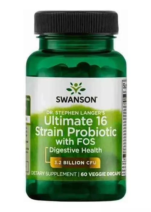 SUPLEMENTO ALIMENTICIO SWANSON ULTIMATE 16PROBIOTIC 3.2BILLION 60 EMBO CAPS VEGETALES - 1