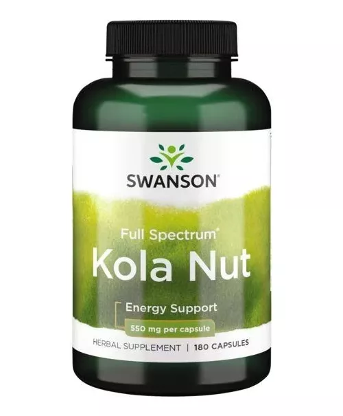 SUPLEMENTO ALIMENTICIO SWANSON KOLA NUT 550 MG 180 CAPSULAS - 1