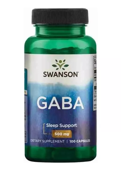 SUPLEMENTO ALIMENTICIO SWANSON GABA 500 MG 100 CAPSULAS - 1