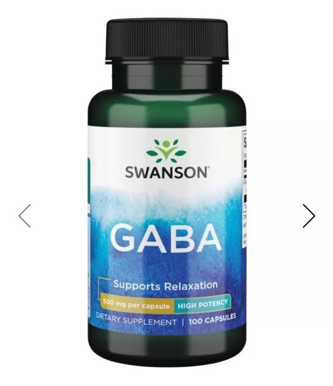 GABA SWANSON ALTA POTENCIA 500MG APOYO SUEÑO REPARADOR - 1