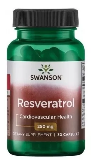 SUPLEMENTO EN CAPSULAS RESVERATROL SWANSON 250 MG - 1