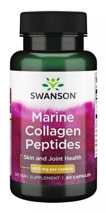 SUPLEMENTO ALIMENTICIO SWANSON COLAGENO MARINO HIDROLIZADO TIPO I 400MG 60CÁP - 1